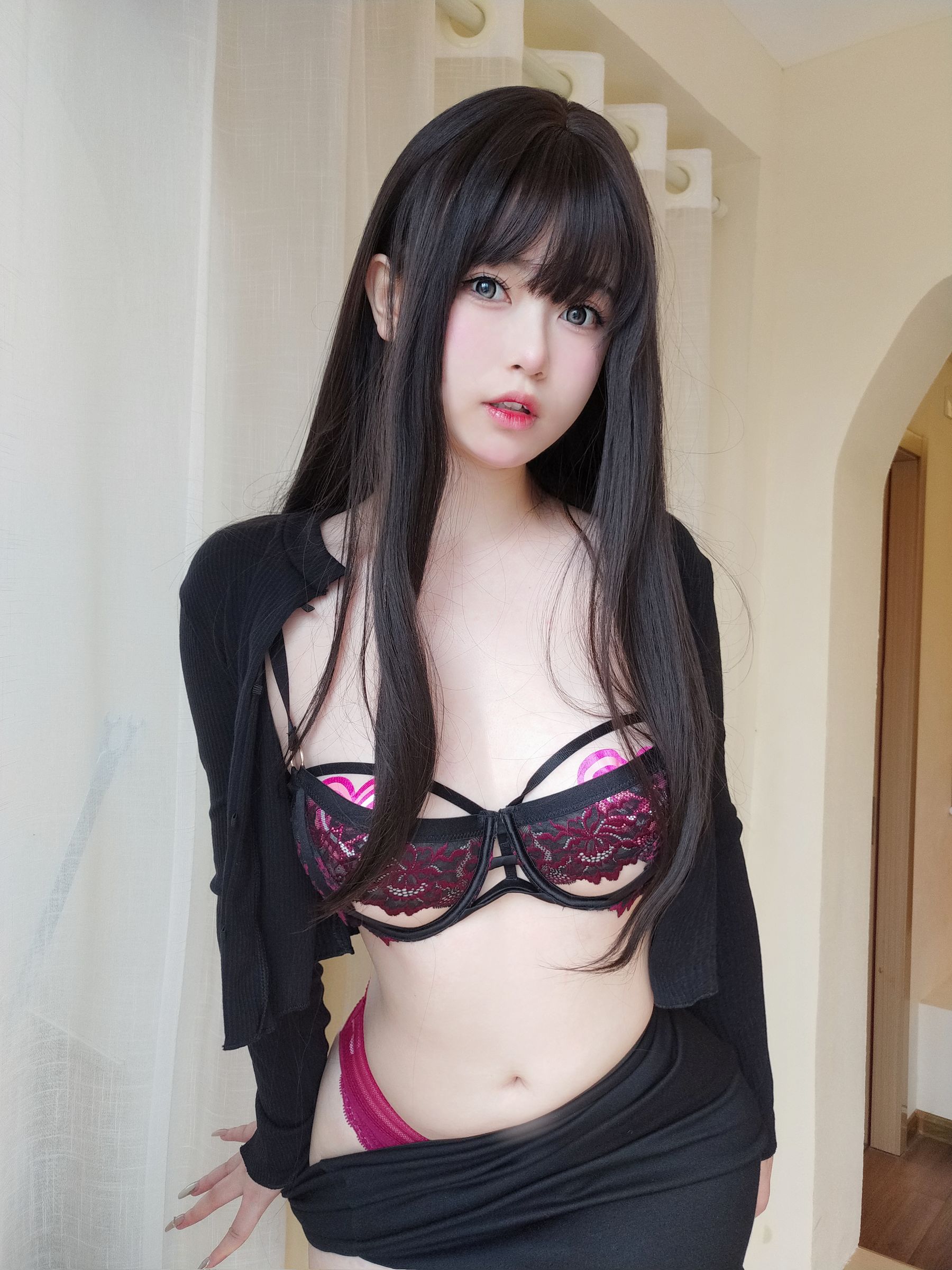 女主K 性感内衣Cosplay写真 成人向视觉盛宴插图 女主K 性感内衣Cosplay写真 成人向视觉盛宴插图