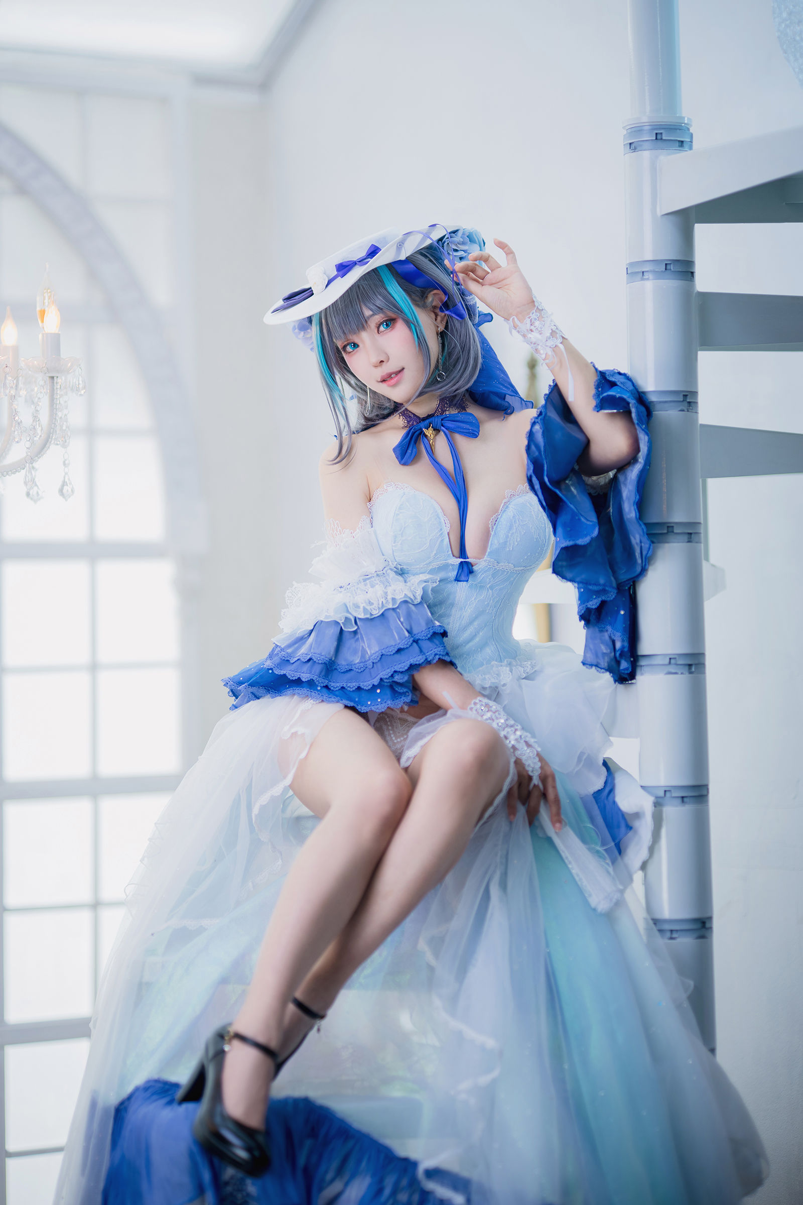 Ely_eee(ElyEE子) Cheshire Dress 柴郡禮服 Cosplay 高清寫真插图 Ely_eee(ElyEE子) Cheshire Dress 柴郡禮服 Cosplay 高清寫真
