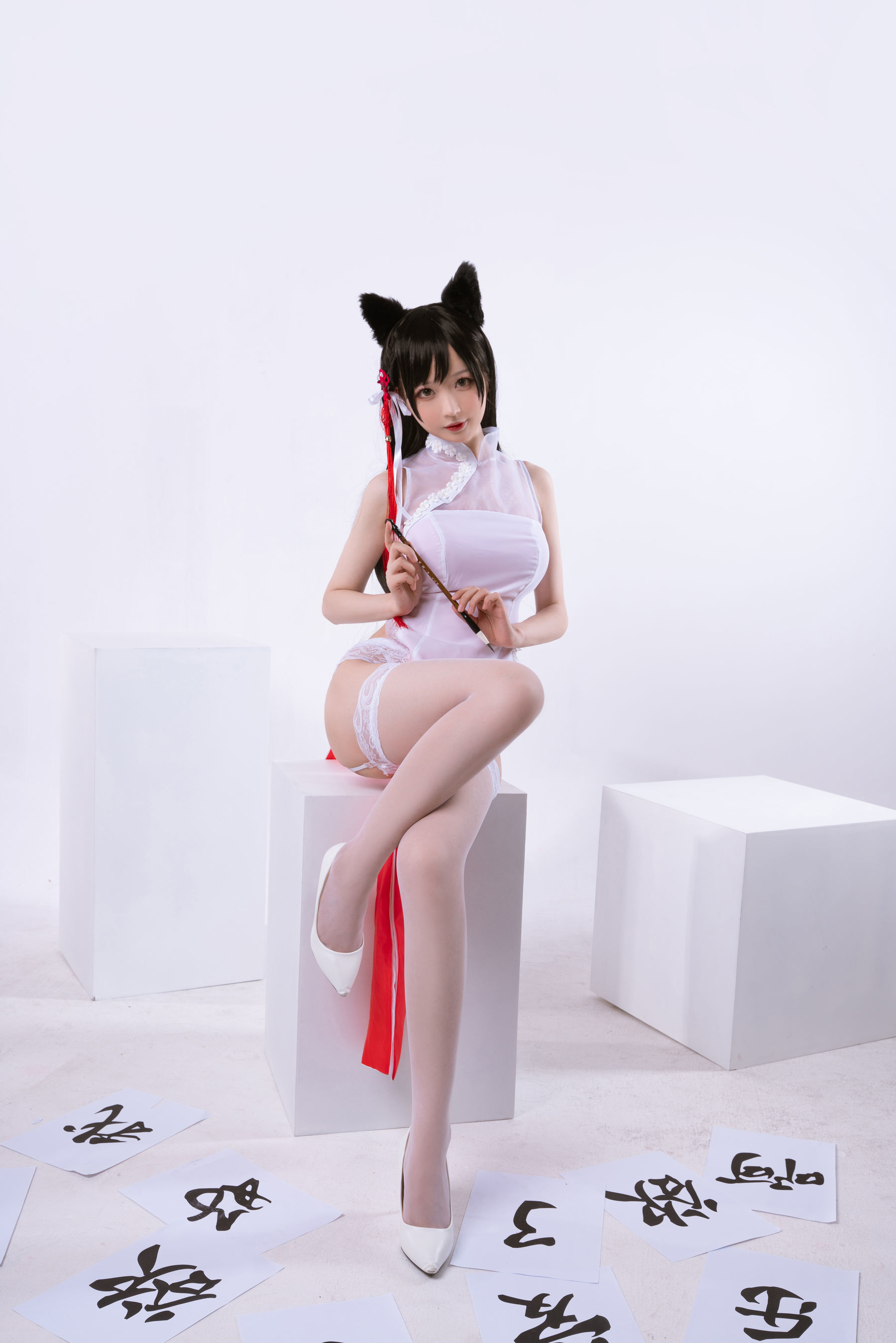 南宫 高雄爱宕旗袍Cosplay 南宫牙妹双人写真插图 南宫 高雄爱宕旗袍Cosplay 南宫牙妹双人写真插图