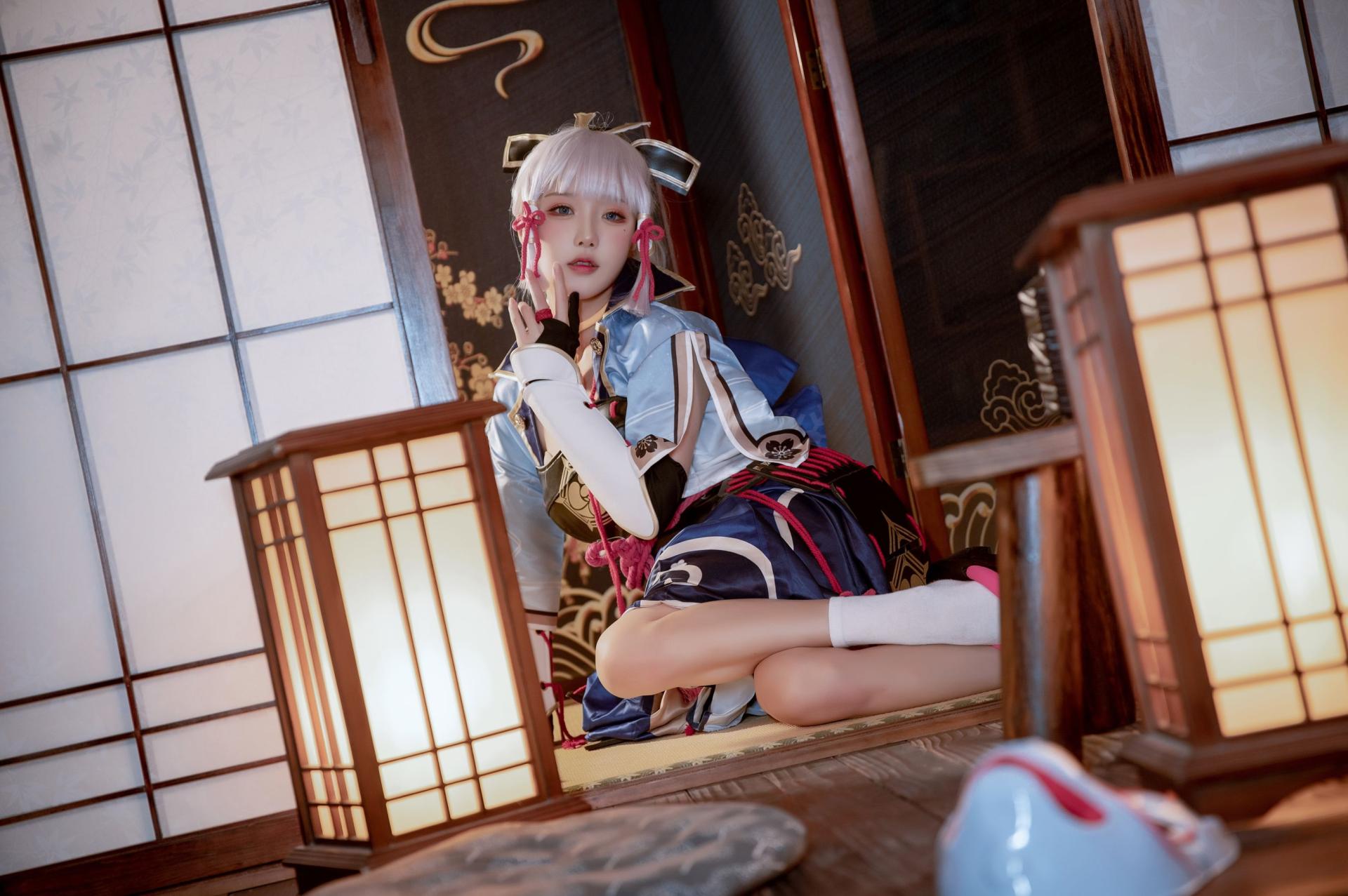 阿包也是兔娘 – 神里凌华 Cosplay 原神 稻妻 白鹭公主 高清写真插图 阿包也是兔娘 – 神里凌华 Cosplay 原神 稻妻 白鹭公主 高清写真插图