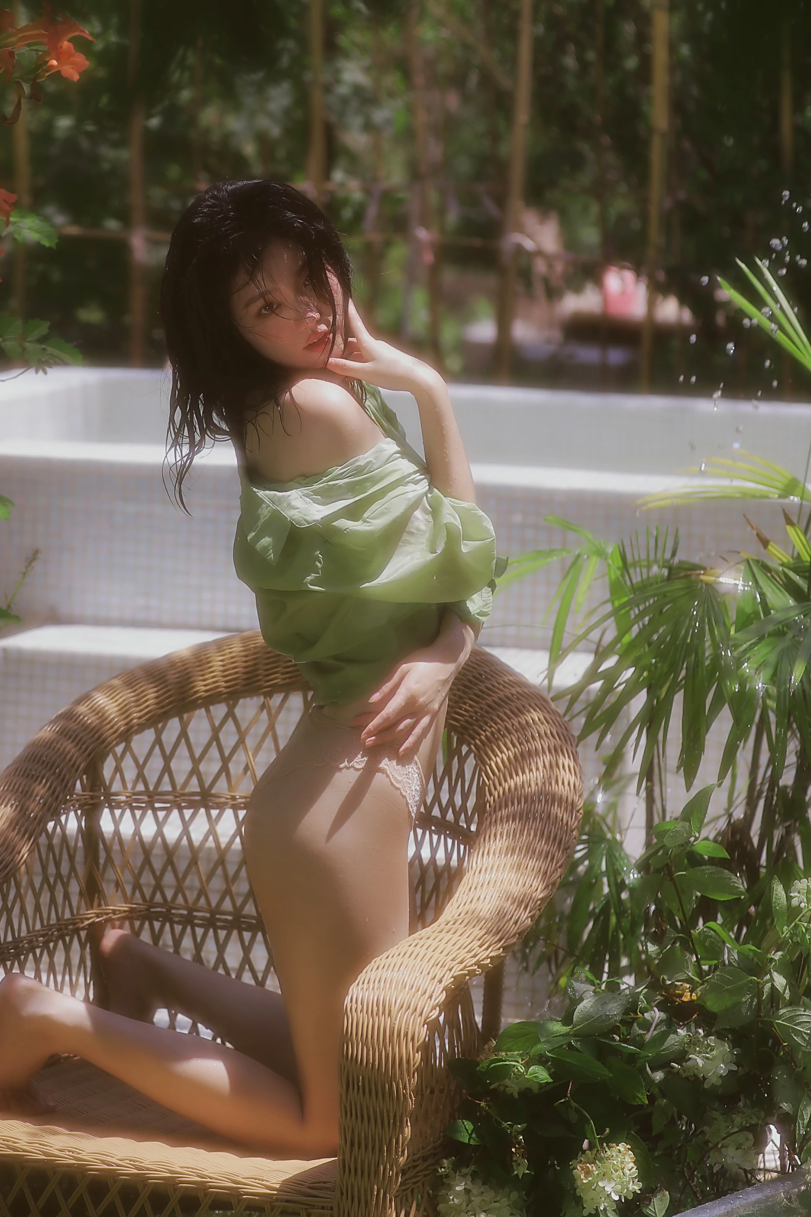 桃良阿宅 – 绿意盎然森系精灵 cosplay 写真集插图