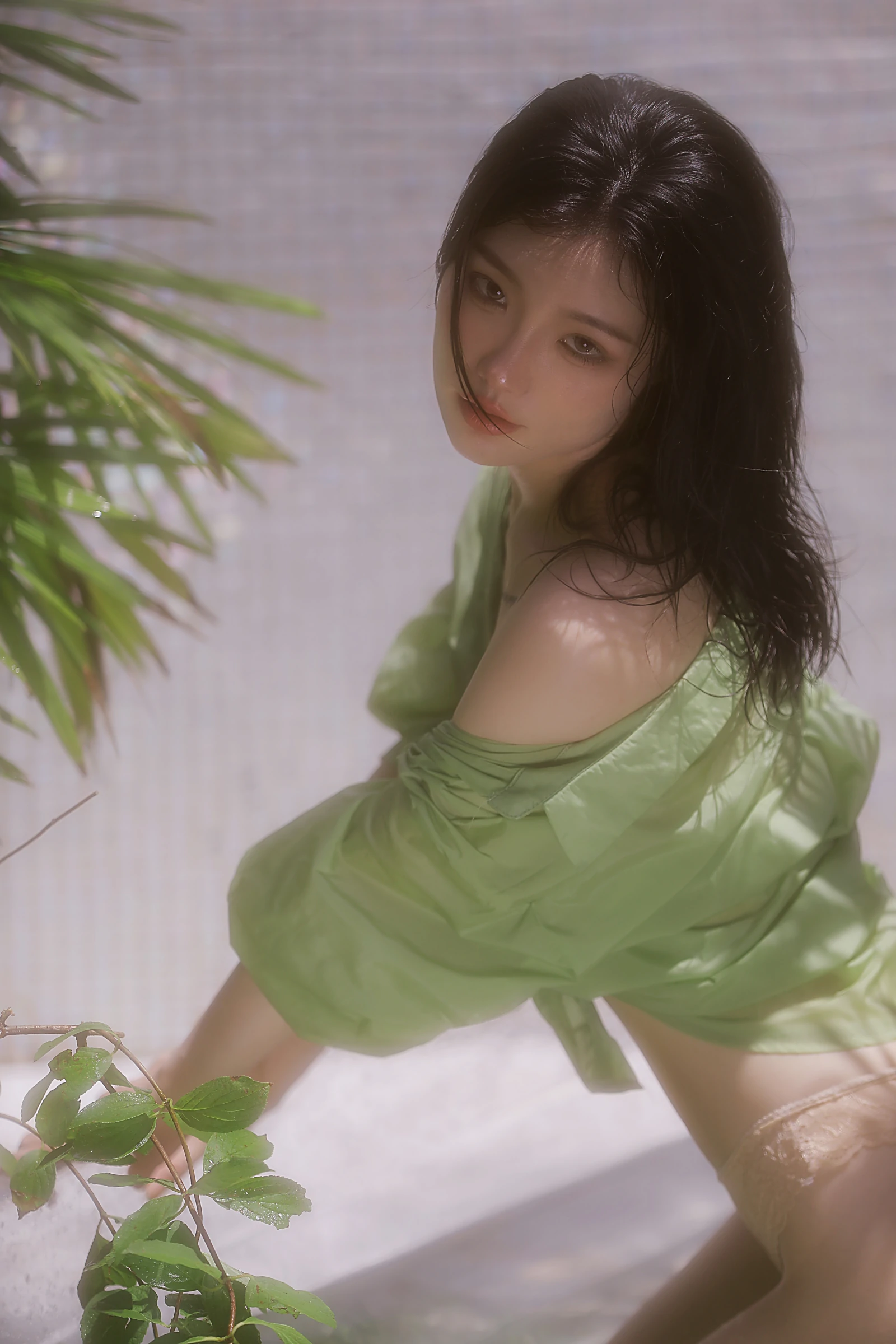 桃良阿宅 – 绿意盎然森系精灵 cosplay 写真集插图