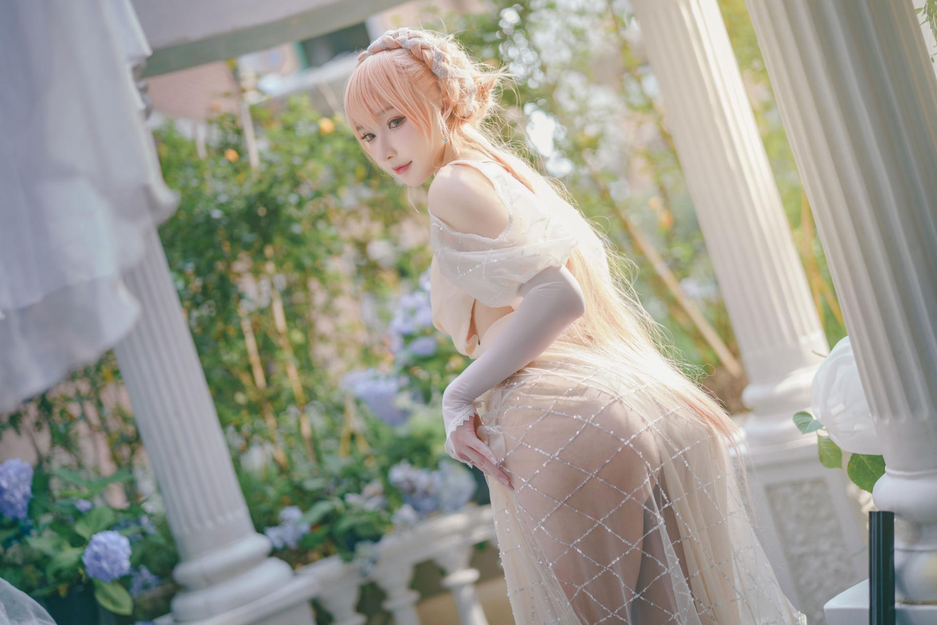 阿包也是兔娘 舰长图 OTS4 高清Cosplay写真 碧蓝航线指挥官制服插图
