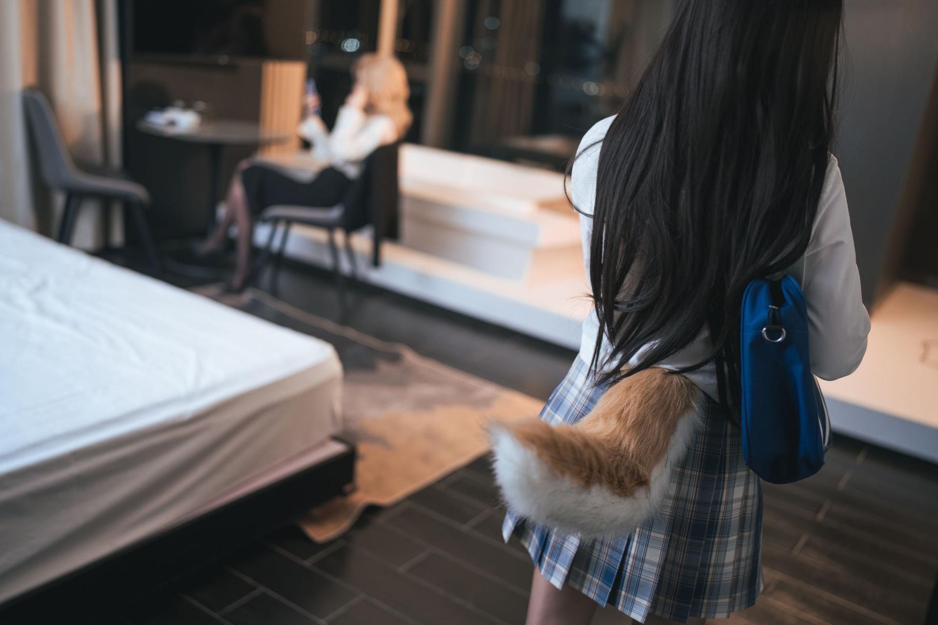 rioko凉凉子&面饼仙儿 – 女上司双人Cosplay 职场OL制服诱惑