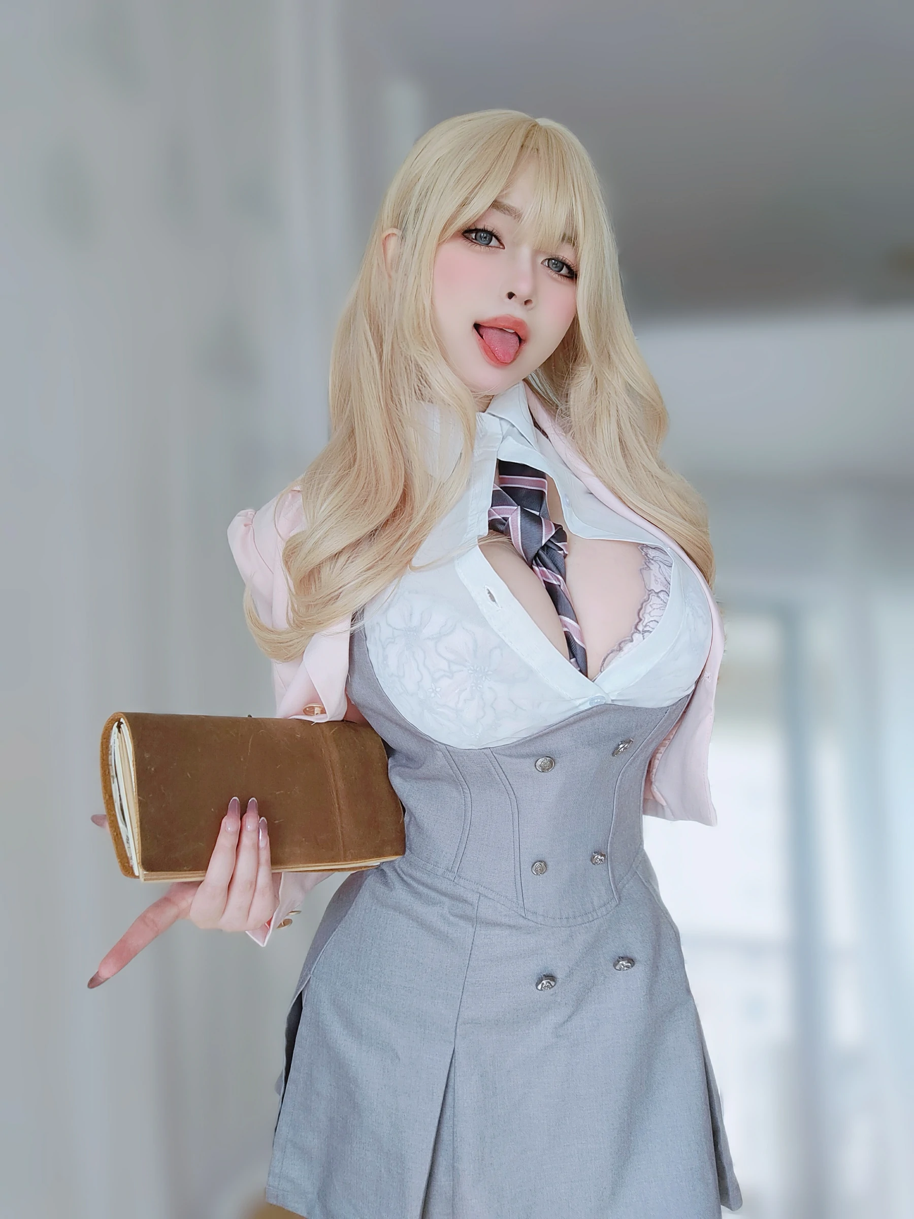 女主K – 催眠傲娇前辈 Cosplay 角色扮演 二次元美少女插图