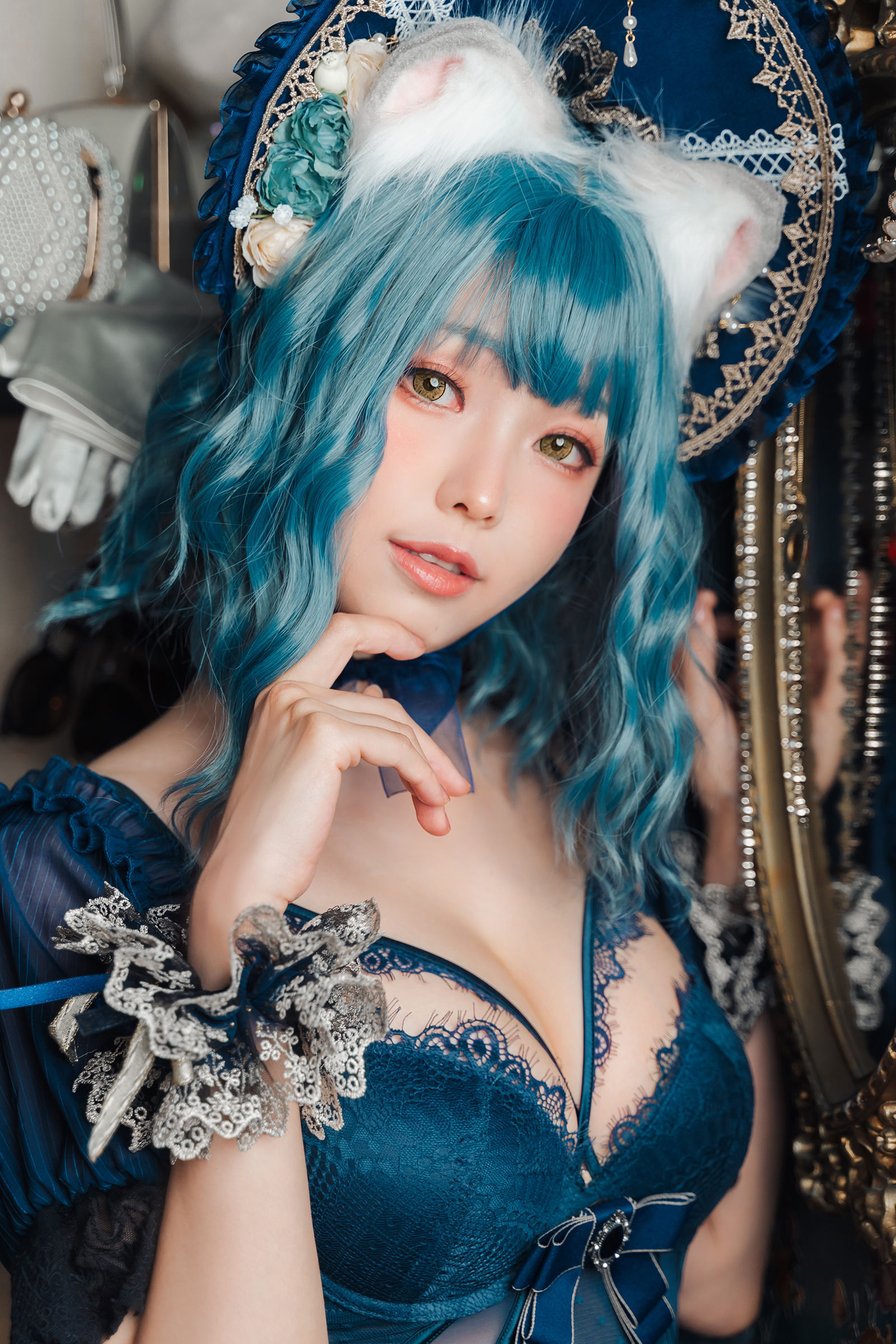 Ely_eee(ElyEE子) Scottish Fold Cat Doll 摺耳貓少女人形 Cosplay插图