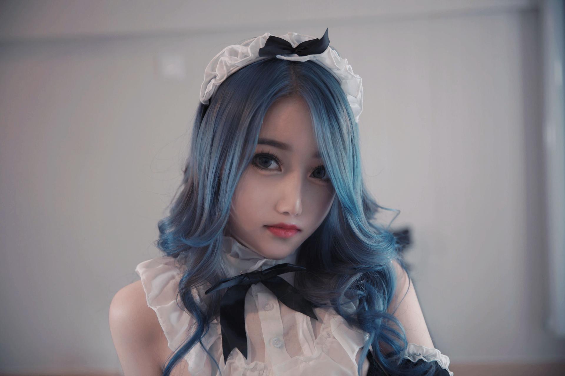eloise软软 – 魅惑黑丝三点式 Cosplay写真插图
