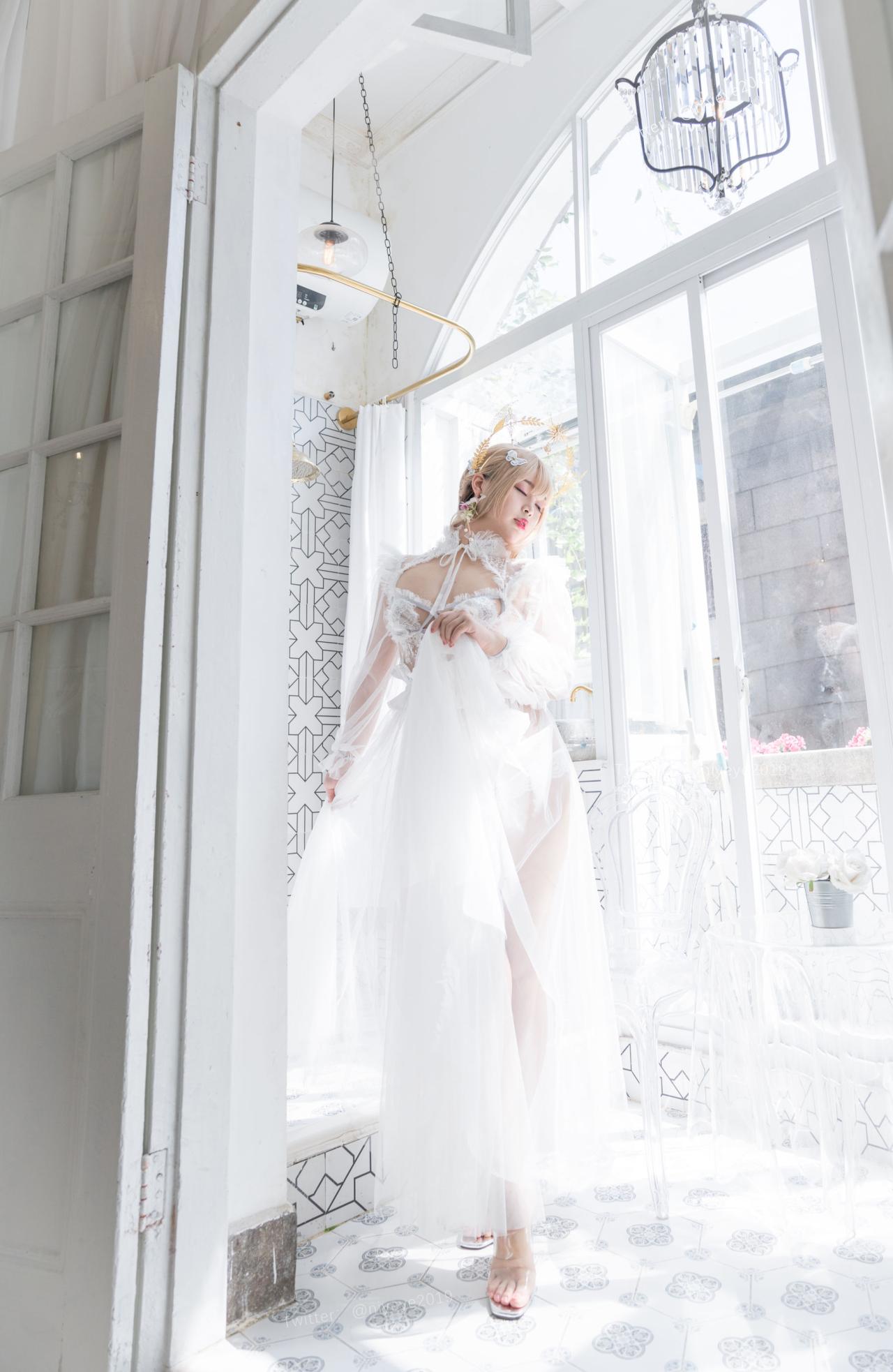 白烨 – 珍珠花嫁萌系小姐姐Cosplay写真集插图 白烨 – 珍珠花嫁萌系小姐姐Cosplay写真集插图