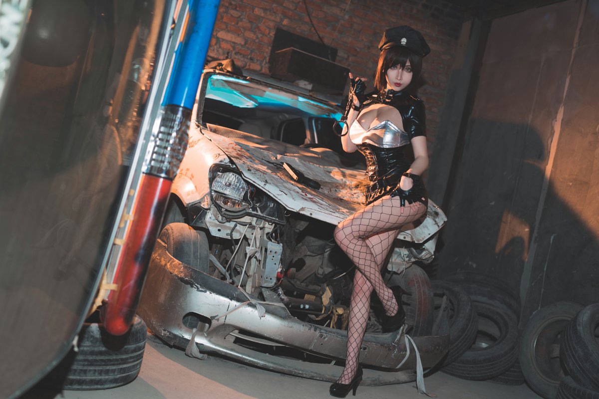 rioko凉凉子 实习警察制服cosplay 高清写真图集插图
