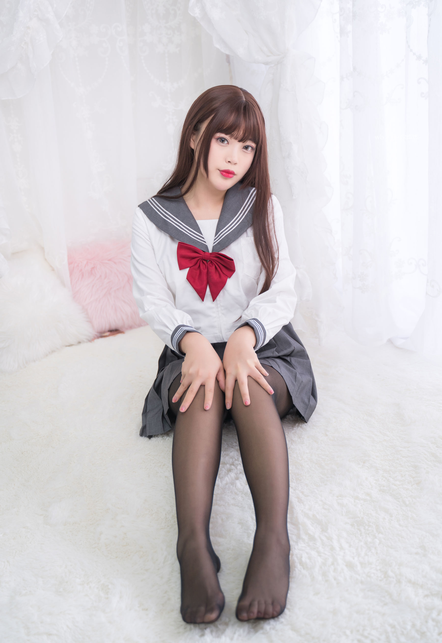 白烨 – 萌系小姐姐绝对足域CosPlay写真