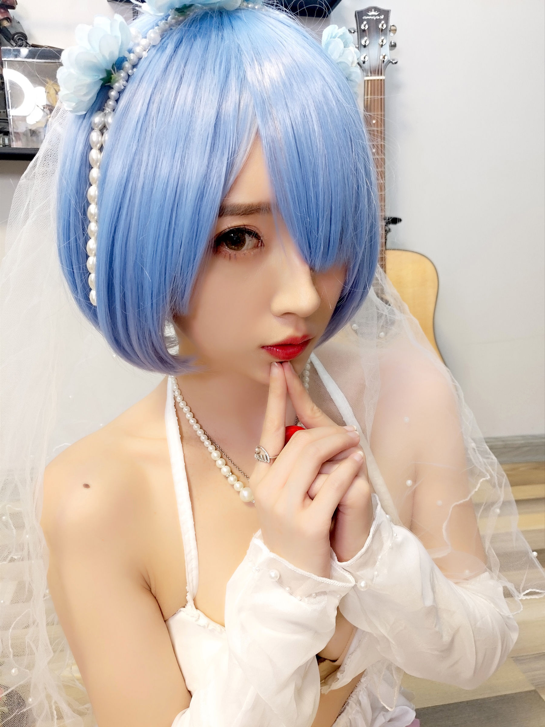 小女巫露娜 – 雷姆婚纱Cosplay 蕾姆婚纱摄影 女巫露娜Cos作品插图 小女巫露娜 – 雷姆婚纱Cosplay 蕾姆婚纱摄影 女巫露娜Cos作品插图