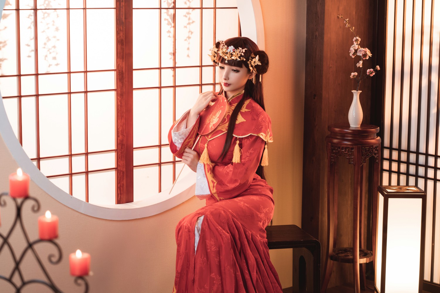 rioko凉凉子 逸仙cosplay 碧蓝航线旗袍写真 国风舰娘优雅造型插图 rioko凉凉子 逸仙cosplay 碧蓝航线旗袍写真 国风舰娘优雅造型插图