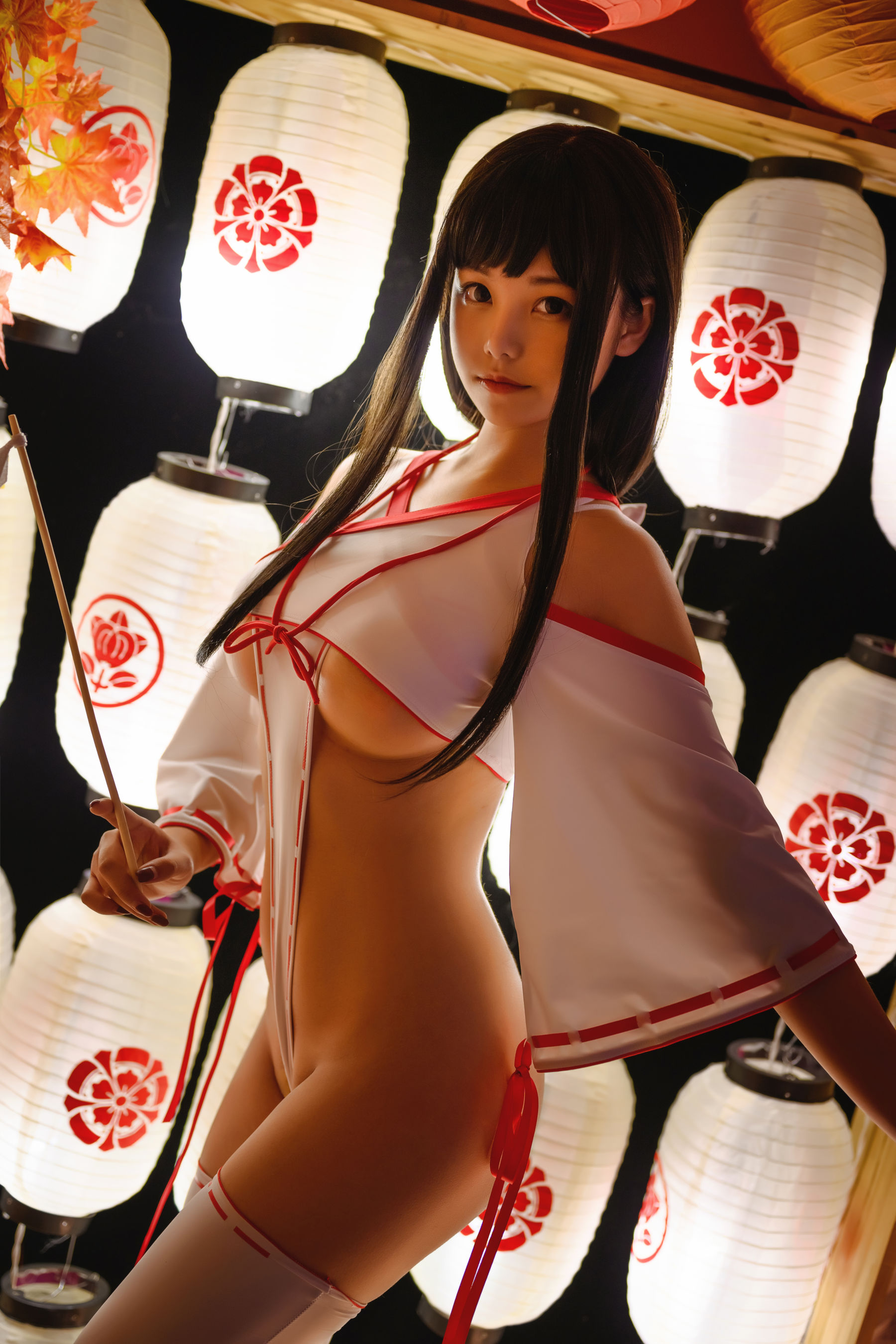 蜜汁猫裘 – 巫女 cosplay 写真集 神社少女 日系和风 二次元美图