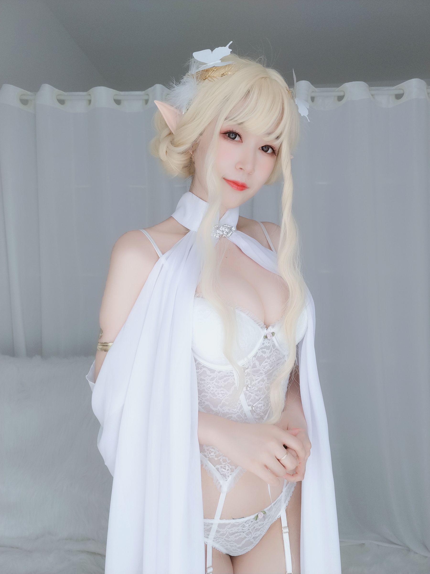 Coser小姐姐白银 – 小白羊Cosplay 白羊座少女 动漫角色扮演