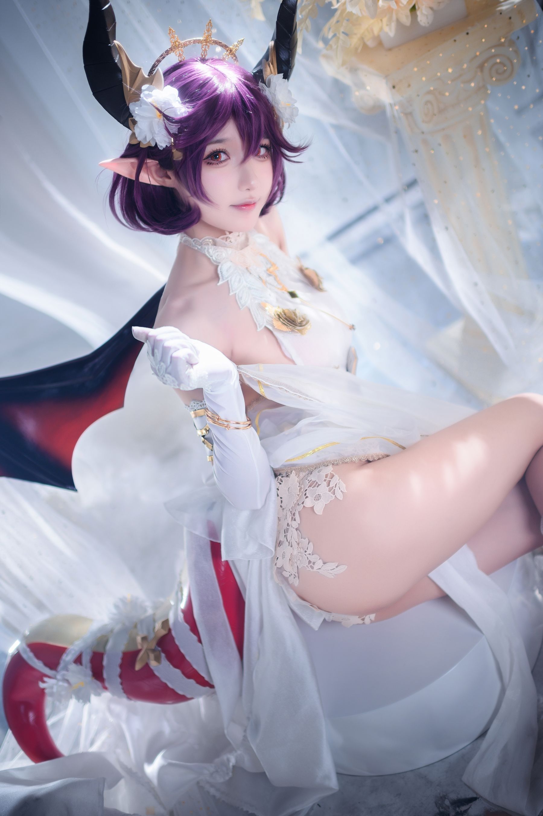 阿包也是兔娘 碧蓝幻想古蕾娅 龙娘cosplay 性感写真插图 阿包也是兔娘 碧蓝幻想古蕾娅 龙娘cosplay 性感写真插图