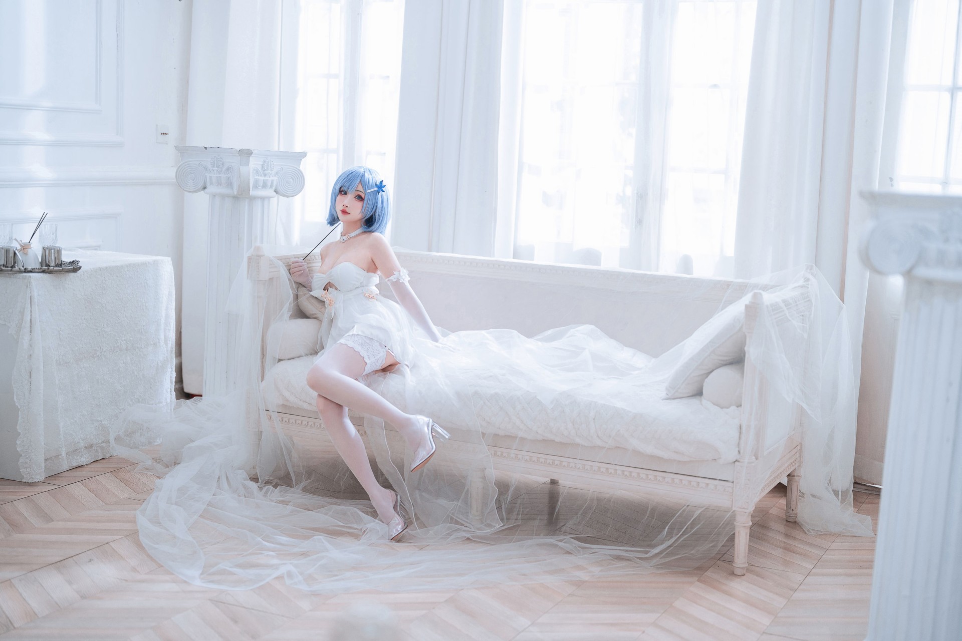 rioko凉凉子 恰巴耶夫白骑兵旋律礼服cosplay