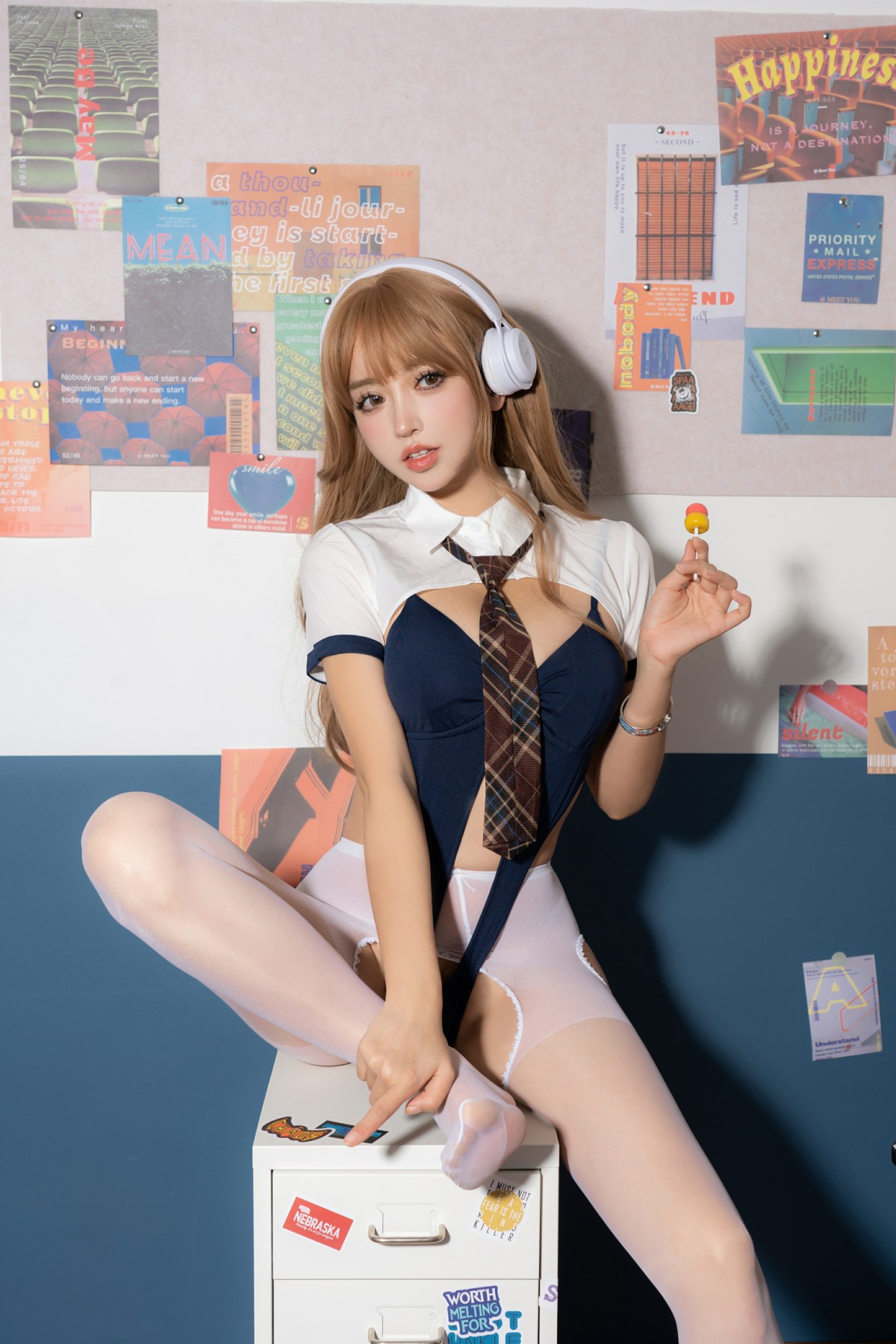 过期米线线喵 甜心恶霸 Cosplay 高清写真 二次元甜美暗黑风插图 过期米线线喵 甜心恶霸 Cosplay 高清写真 二次元甜美暗黑风插图