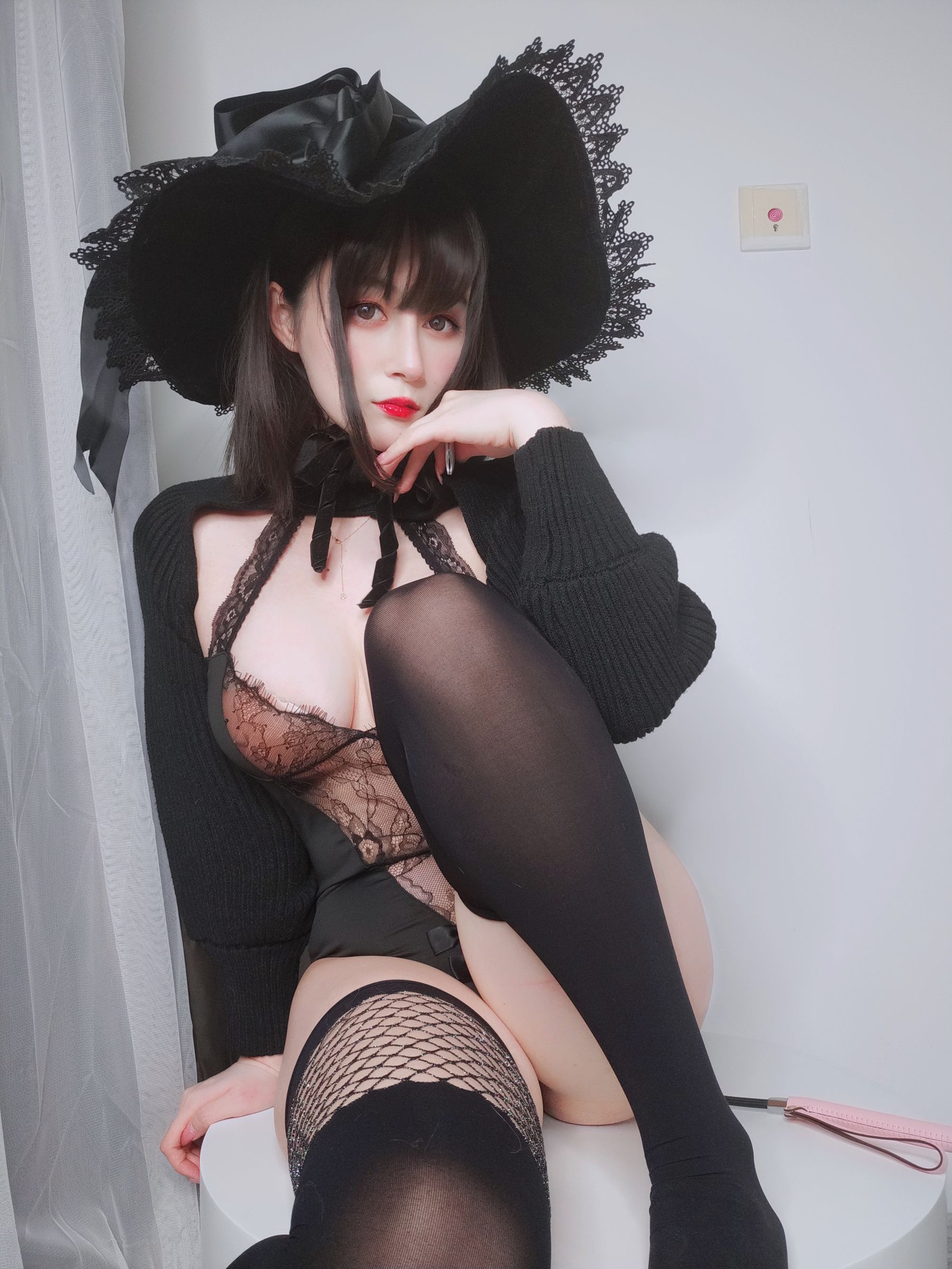 Coser白银 – 柴郡魔女cosplay写真 猫耳女巫魅惑造型插图