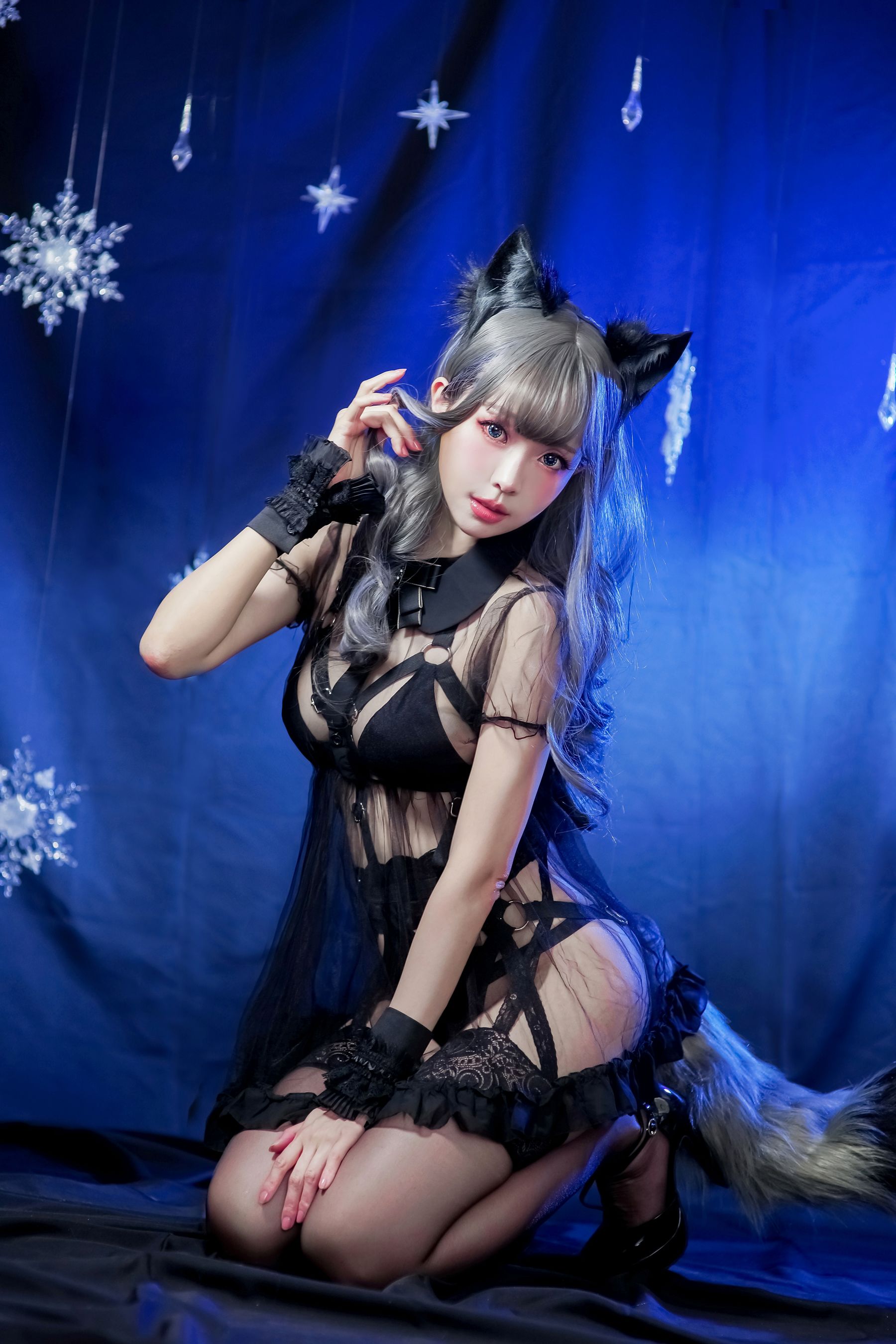 Ely_eee(ElyEE子) オオカミ闇夜ーヨルちゃん Cosplay 獣耳 暗闇ファンタジー插图 Ely_eee(ElyEE子) オオカミ闇夜ーヨルちゃん Cosplay 獣耳 暗闇ファンタジー插图