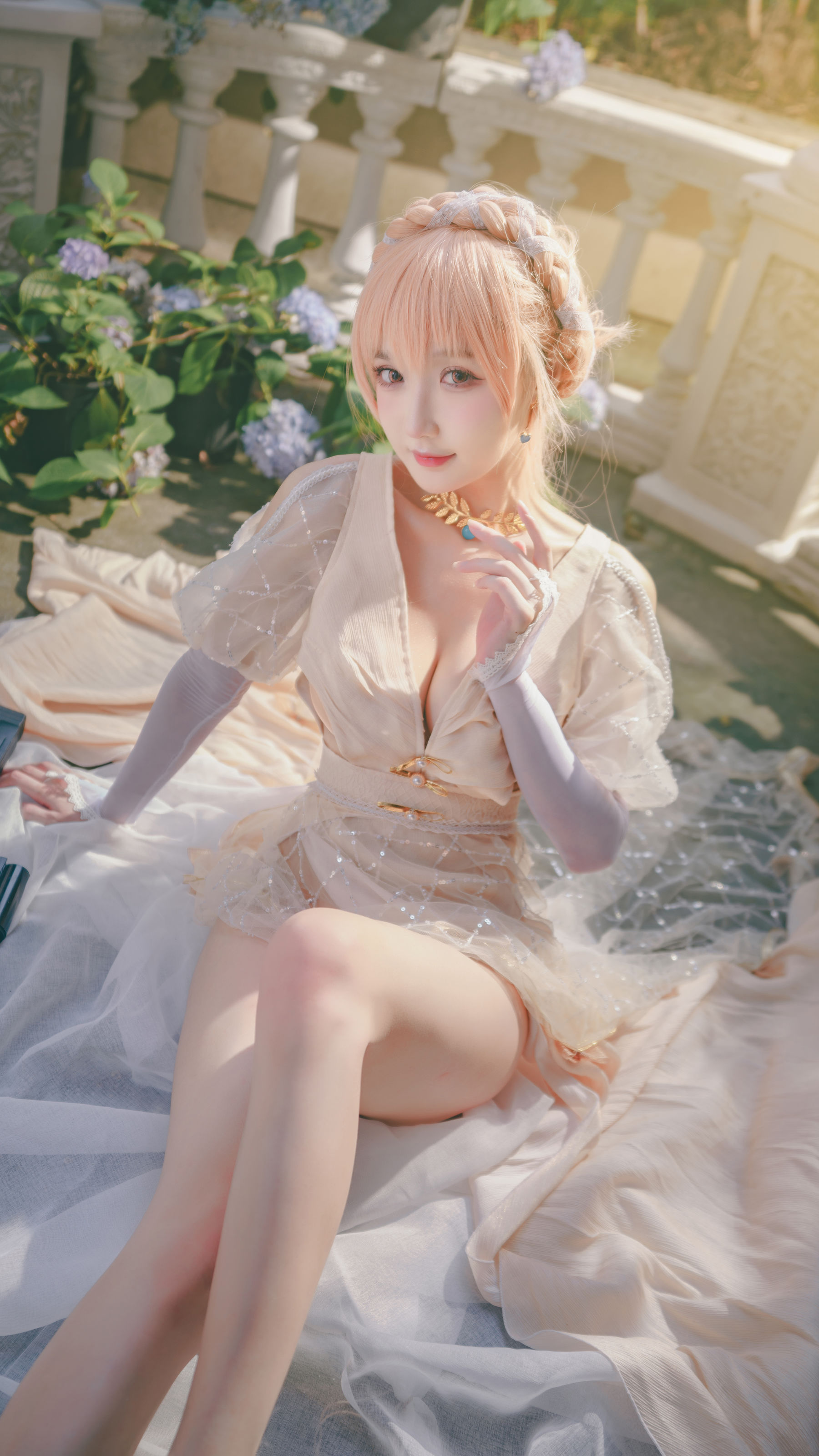 阿包也是兔娘 舰长图 OTS4 高清Cosplay写真 碧蓝航线指挥官制服插图