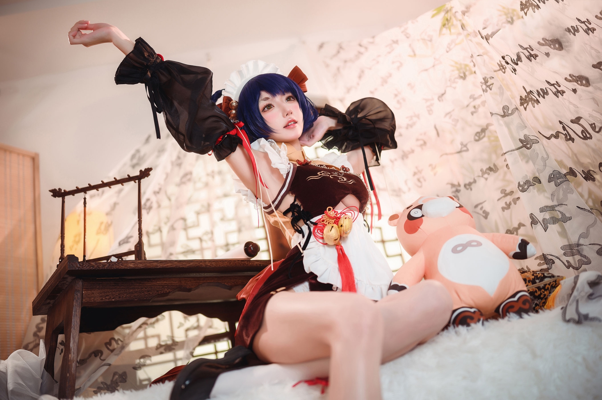 阿包也是兔娘 – 原神 香菱 cosplay 精美摄影 高清图集插图 阿包也是兔娘 – 原神 香菱 cosplay 精美摄影 高清图集插图