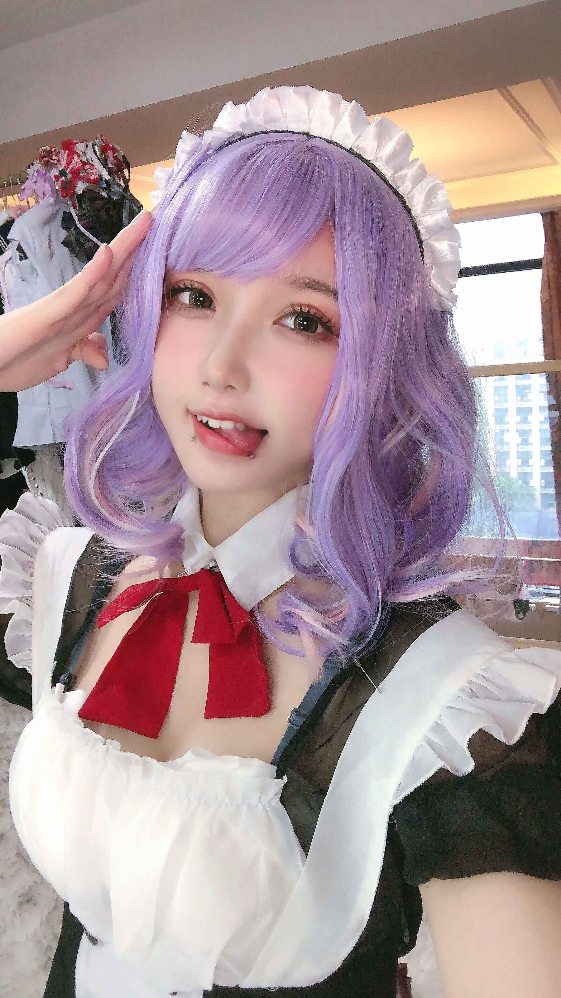 阿包也是兔娘 – 女仆 Cosplay 精美写真 阿包也是兔娘女仆装扮