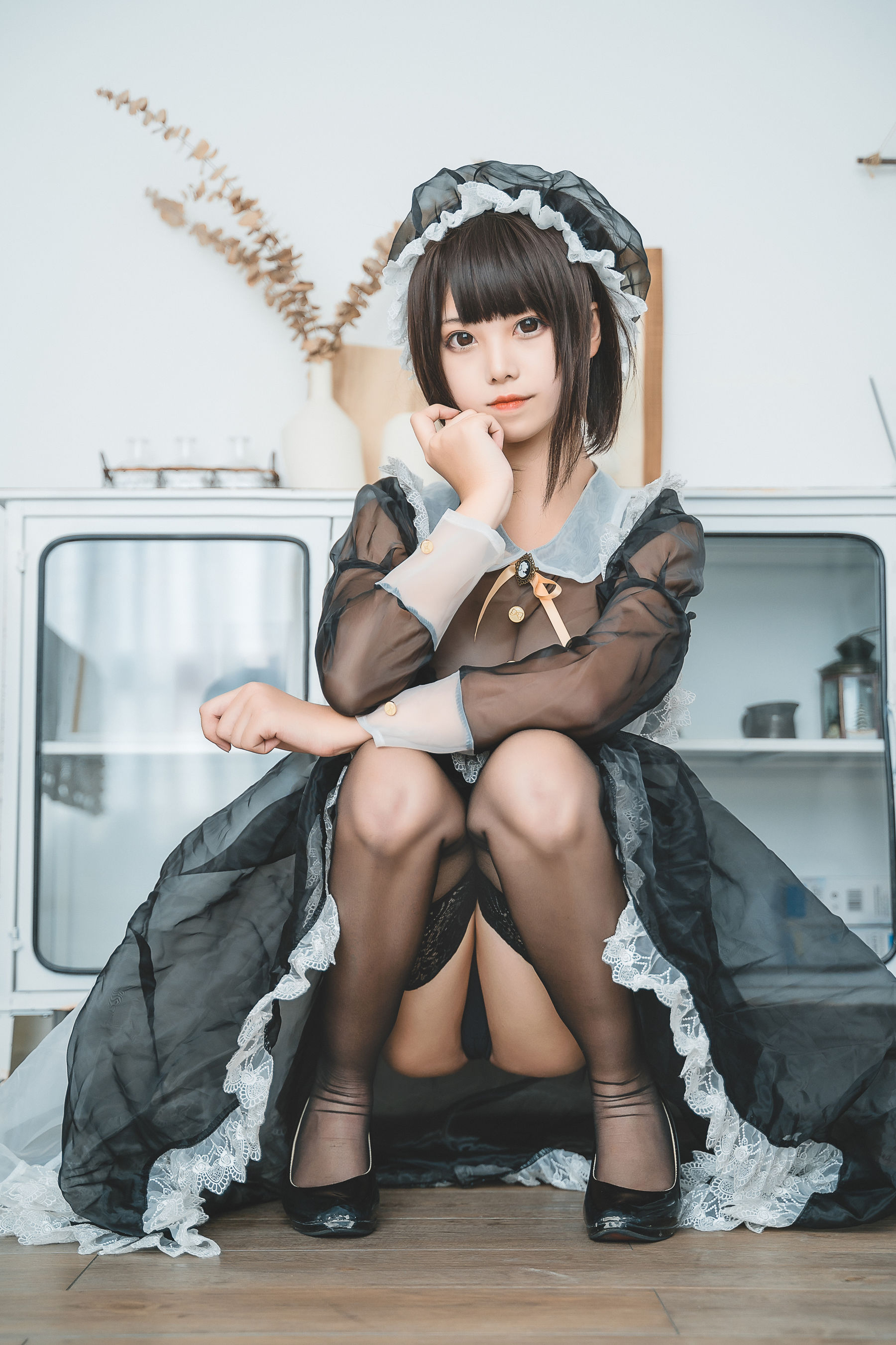 蜜汁猫裘 透明女仆 cosplay 高清写真图集插图 蜜汁猫裘 透明女仆 cosplay 高清写真图集插图