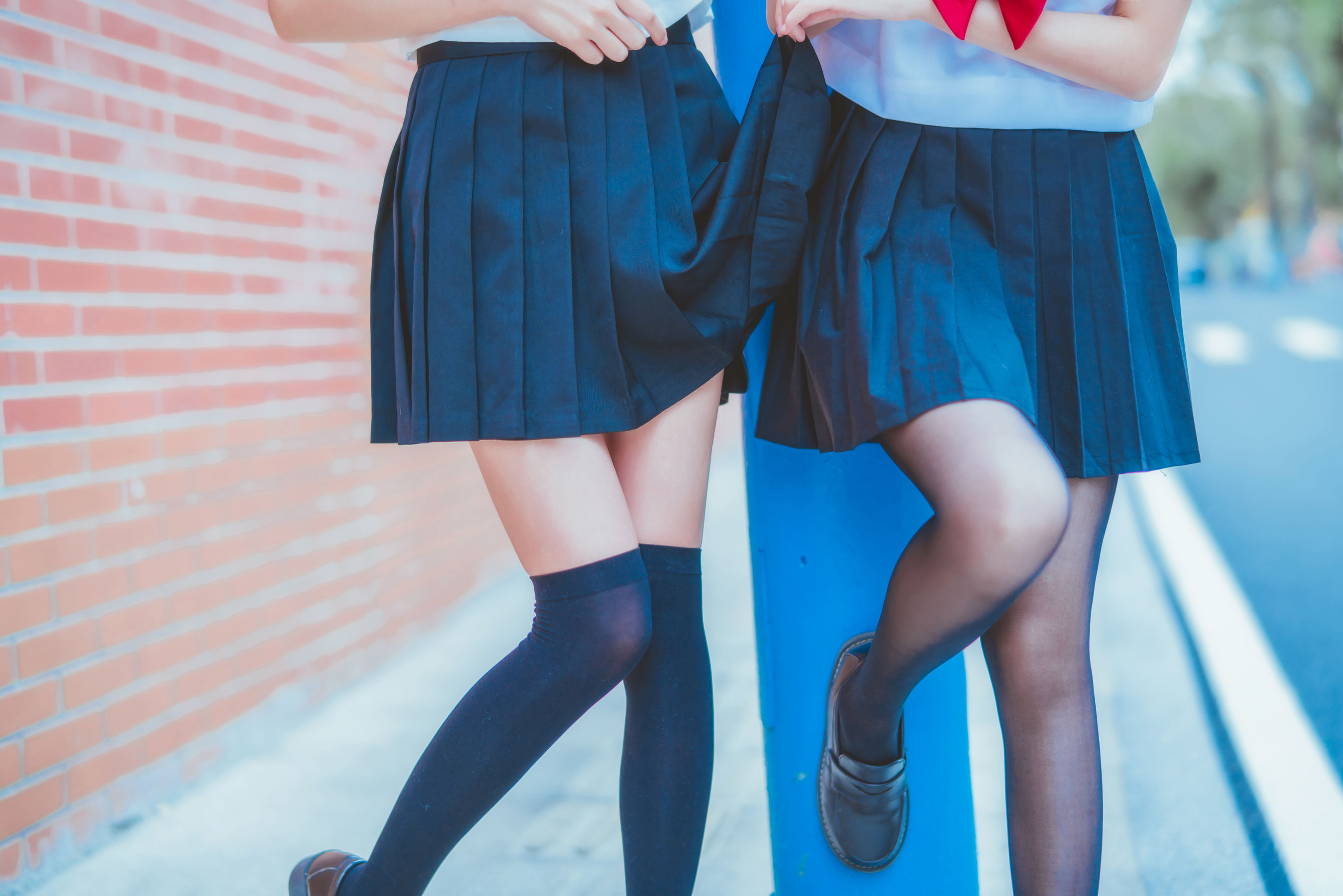 桜桃喵 疯猫ss JK百合 CosPlay写真集 校园制服少女摄影插图