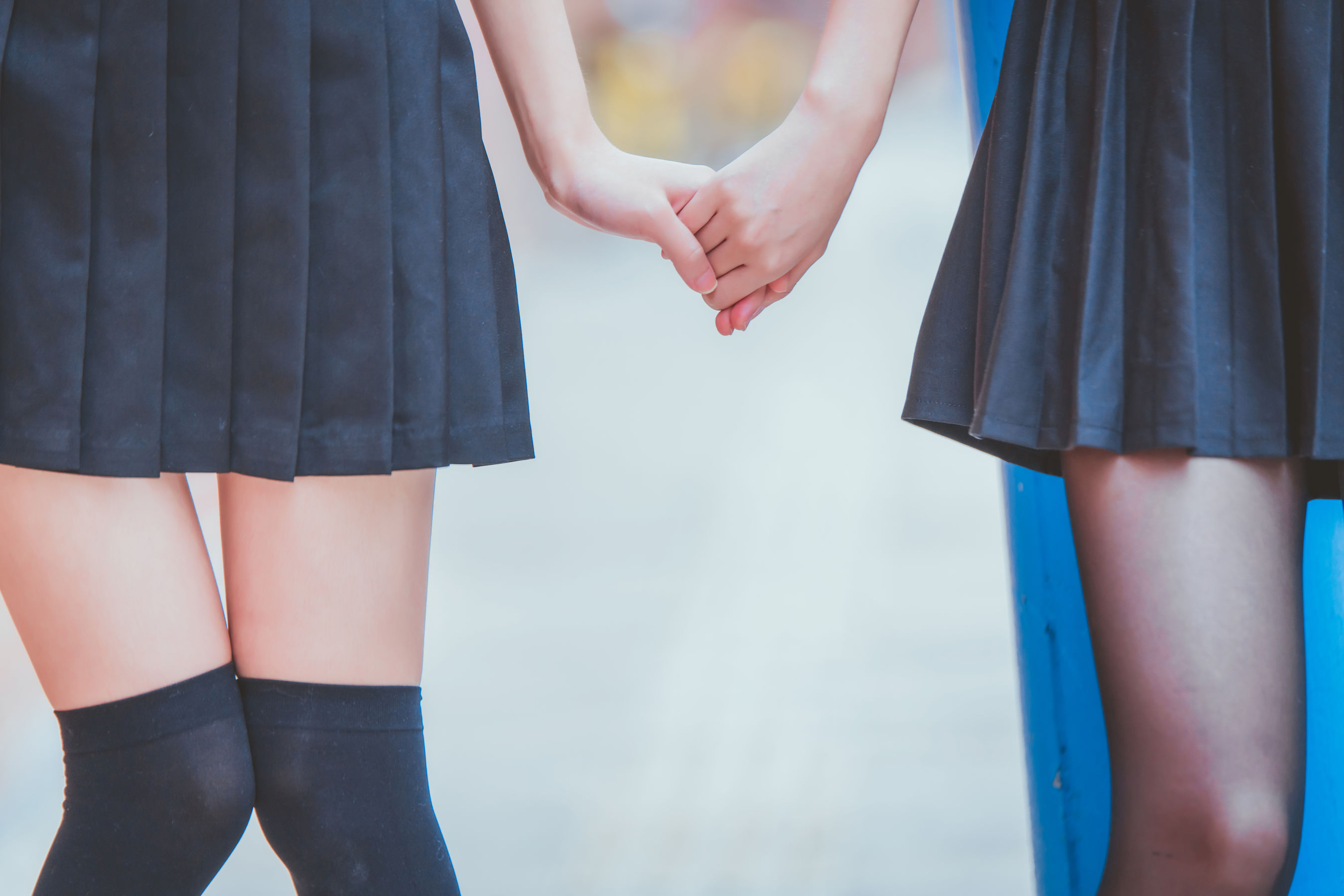 桜桃喵 疯猫ss JK百合 CosPlay写真集 校园制服少女摄影插图