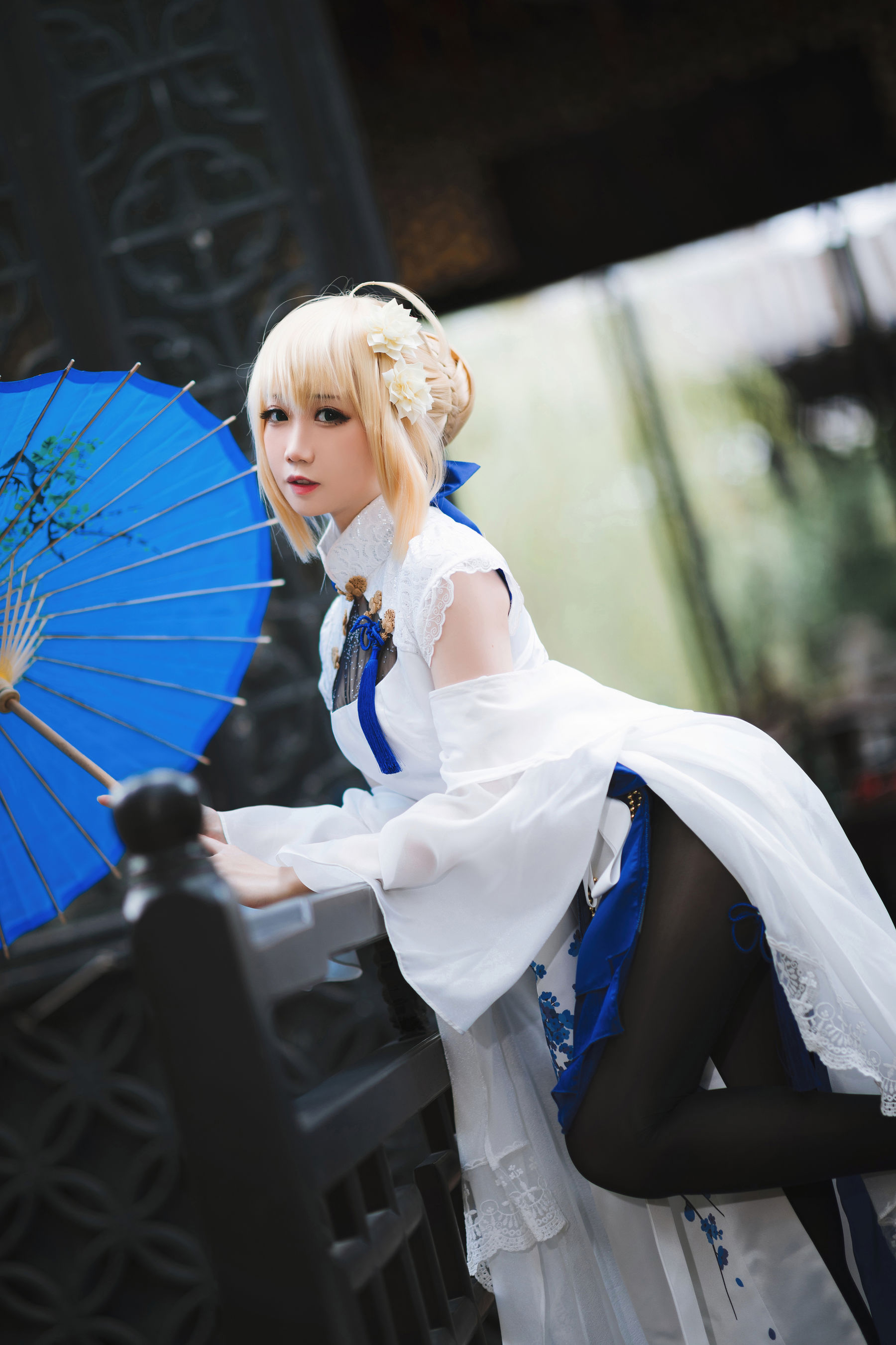 焖焖碳 – saber旗袍 cosplay 高清写真 阿尔托莉雅中国风插图 焖焖碳 – saber旗袍 cosplay 高清写真 阿尔托莉雅中国风插图
