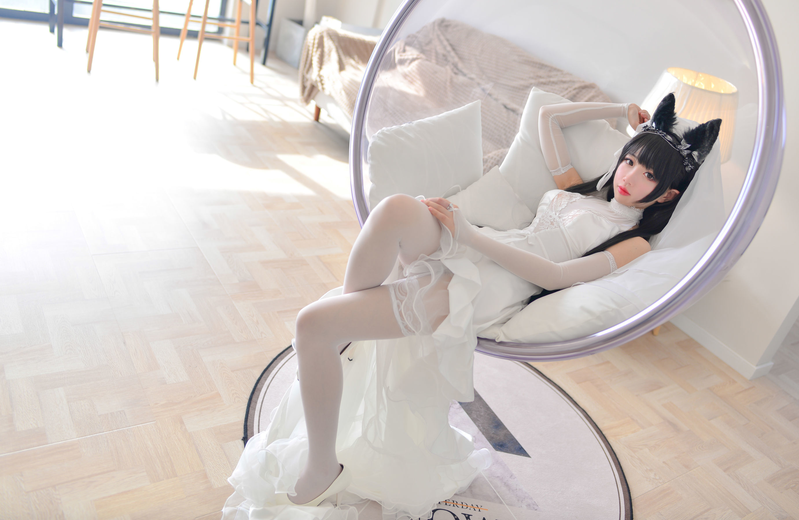 雪琪SAMA 爱宕婚纱Cosplay写真 8P高清图集插图 雪琪SAMA 爱宕婚纱Cosplay写真 8P高清图集插图