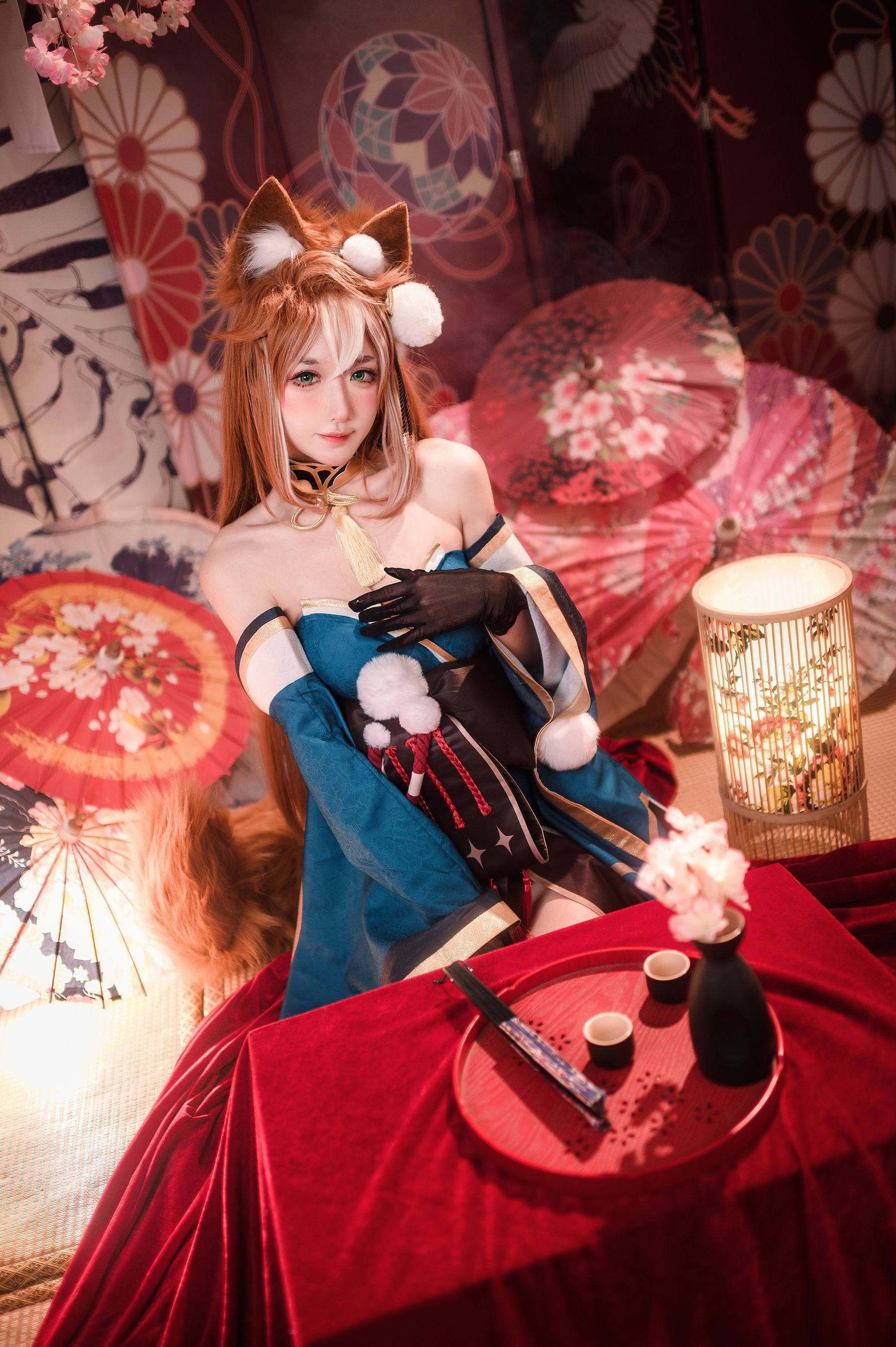 阿包也是兔娘 – 原神 希娜小姐 cosplay 高清写真 角色扮演插图