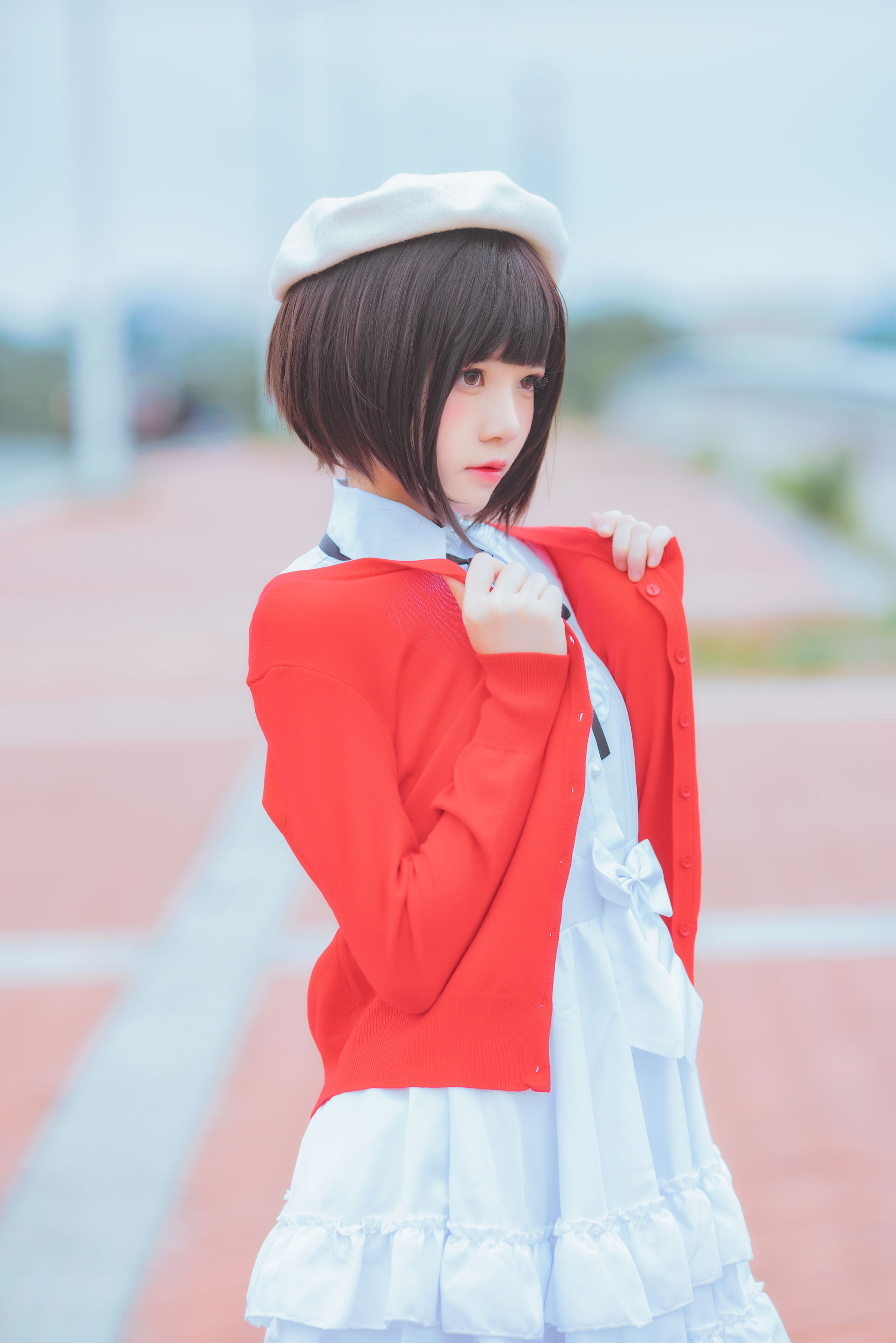 桜桃喵 疯猫ss – 加藤惠常服 动漫角色cosplay高清图集插图