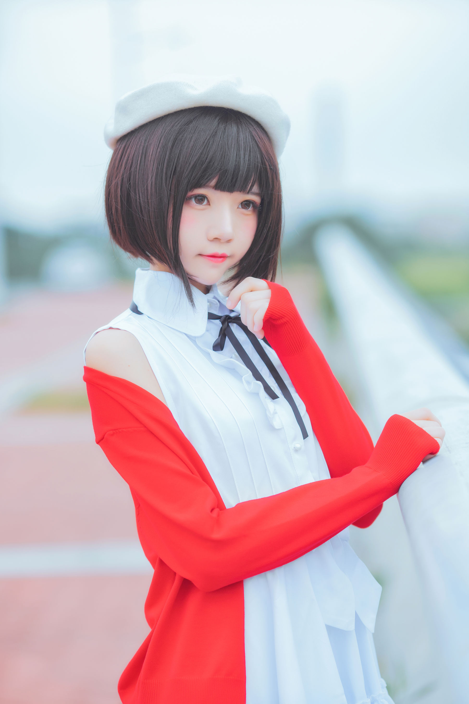 桜桃喵 疯猫ss – 加藤惠常服 动漫角色cosplay高清图集插图