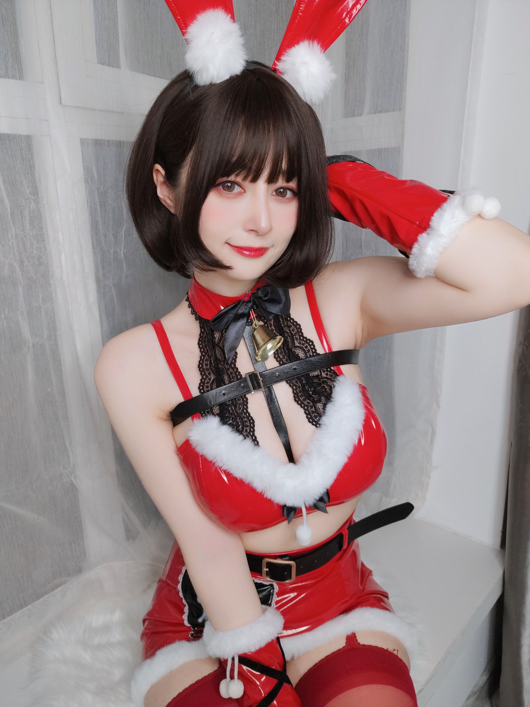 Coser小姐姐白银 – Christmas Bunny Cosplay 圣诞兔女郎摄影作品插图 Coser小姐姐白银 – Christmas Bunny Cosplay 圣诞兔女郎摄影作品插图